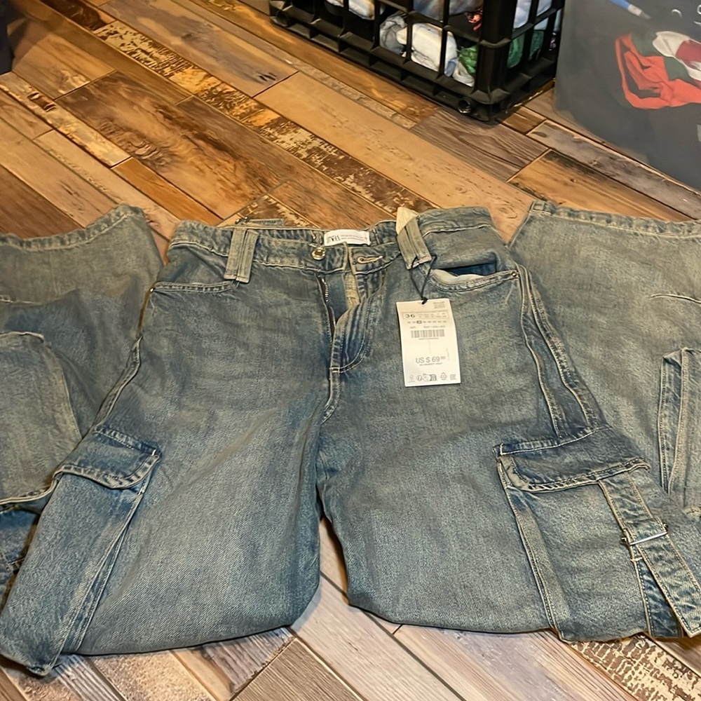 Zara Cargo Pants, new with tags